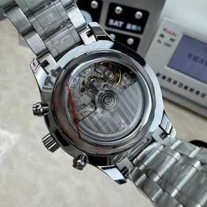 High Quality Luxury Stainless Steel Chronograph Lunar Calendar Multifunctional Automatic Mechanical movementFashion Men's <b>Watch</b> - Product Image 3