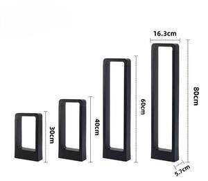 Lampu tonggak LED IP65 Modern tahan air rumput aluminium untuk taman vila lanskap komunitas luar ruangan teknik rumput gerbang - Product Image 2