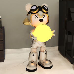 Net Star Star Violence Bear soggiorno Landing Large Cartoon Decoration Hotel Exhibition Hall Welcome Ornaments - Product Image 1
