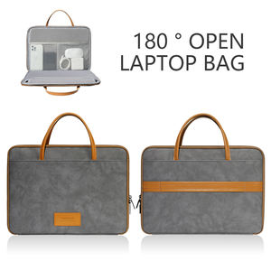 Sacoche pour ordinateur portable 13.3 15.6 14 16 pouces sacoche à bandoulière pour ordinateur portable pour Macbook Air Pro <span class=keywords><strong>M1</strong></span> Lenovo HP Dell Huawei mallette à main - Product Image 1