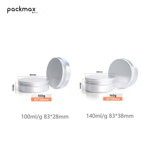 100g Custom Aluminum Jar for Hair Wax Crystal Clay Pomade Body Lotion - Round Airtight <b>Metal</b> Tin <b>Box</b> Wholesale - Product Image 4