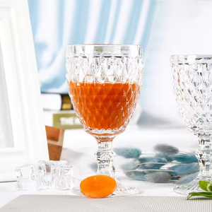 أعلى جودة خمر النبيذ الأحمر والماء الزجاج أكواب ملونة خمر الأواني الزجاجية من الصين - Product Image 2