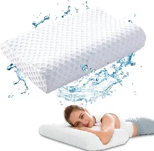 Best Seller Contour Cervical Function Body Ergonomic Memory Foam Neck Support Pillow For Sleeping