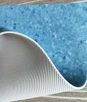 Vente en gros de 100% rouleaux de revêtement de sol en PVC vierge Résistance à la chaleur Texture unie antidérapante Meilleur prix pour les applications scolaires Fabriqué en Chine