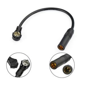 <span class=keywords><strong>Adaptateur</strong></span> d'<span class=keywords><strong>antenne</strong></span> de câble de conversion <span class=keywords><strong>DIN</strong></span> <span class=keywords><strong>ISO</strong></span> durable de 30cm en fil noir Accessoire d'<span class=keywords><strong>antenne</strong></span> d'<span class=keywords><strong>autoradio</strong></span> facile à utiliser avec extensions - Product Image 2