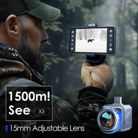 Monoculaire thermique Thermal Master X3 384x288 longue portée 1640 yards, étanche, vision nocturne pour la chasse