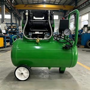 Workshop Heavy Duty Oil-Free Screw Air Compressor 3HP 2.2KW 30L <b>Portable</b> PLC for Construction Use - Product Image 3