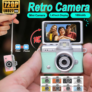 Cámara Llavero con Pantalla Abatible de 1.47 Pulgadas, Mini Cámara Digital Retro CCD HD, Videocámara Muy <span class=keywords><strong>Pequeña</strong></span> - Product Image 3