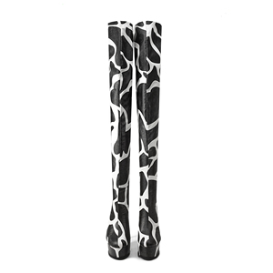 <span class=keywords><strong>Botas</strong></span> <span class=keywords><strong>de</strong></span> plataforma con tacón alto <span class=keywords><strong>de</strong></span> aguja y plataforma por encima <span class=keywords><strong>de</strong></span> la rodilla para <span class=keywords><strong>mujer</strong></span>, <span class=keywords><strong>de</strong></span> <span class=keywords><strong>moda</strong></span>, para pole dance. - Product Image 6