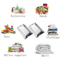 Sacs d'expédition personnalisés en aluminium imprimés sur mesure, imperméables, pour cadeaux, fabriqués en usine, avec contrôle qualité OEM