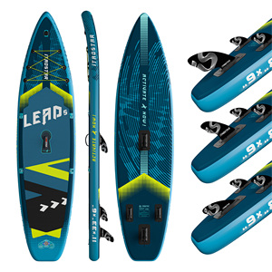 ITAOSTAR L03D Planche de SUP <span class=keywords><strong>gonflable</strong></span> premium 11'x33"x6" (11 pieds) polyvalente pour débutants et idéale pour la pêche, le yoga - Product Image 1