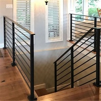 Daiya en aluminium balustrade avec poteau rond et rond main courante finition miroir