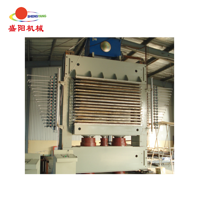 Гидравлическая машина горячего прессования 500T для изготовления фанеры, открытие 10