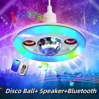 Lampes de Scène Disco RVB Blanches 36W E27 Multifonctionnelles 40 Modes avec Haut-parleur Bluetooth pour Musique, Idéales pour la Maison, Noël, Mariages, Fêtes et DJ