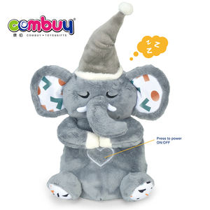 Juguete de Peluche de Elefante con Sonido Musical y Luces para Bebés, para Calmar y Acalmar a los Niños Pequeños - Product Image 1