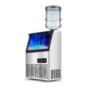 Machine à glaçons automatique à Double entrée d'eau en acier inoxydable, cuisine, automatique