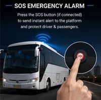 Traceur GPS 4G CA004 pour bus et véhicules de passagers