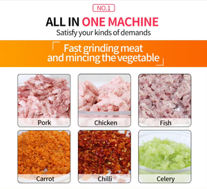 Hachoirs à <span class=keywords><strong>viande</strong></span> électriques professionnels miniatures automatiques robustes industriels commerciaux - Product Image 4