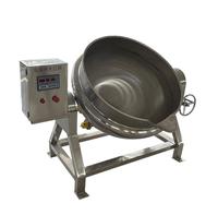 Agitateur de soupe en acier inoxydable, 600 litres, chauffage à la vapeur électrique au gaz, bouilloire avec agitateur