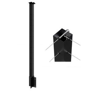 EKOO Modern paslanmaz çelik kablo korkuluk Post düşük bakım yan montaj içinde ve dışında köşe Villa uygulaması için - Product Image 3