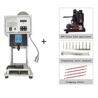 Máquina de crimpado semiautomática eléctrica súper silenciosa Yihan YH-1.5T 1.5t 2t para terminales de tubo aislados y conectores JST Ferrule