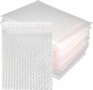 Custom Poly Bubble Clear Self-Seal Transparent Mail Packaging Bags for Supermarket Promotion - Product Image 1