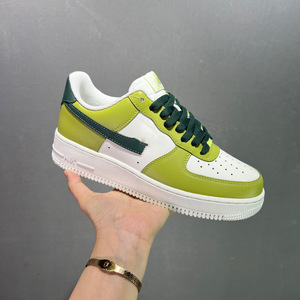 Zapatillas <span class=keywords><strong>Air</strong></span> <span class=keywords><strong>Force</strong></span> AF Originales, de Caña Baja, <span class=keywords><strong>Retro</strong></span>, con Suela Gruesa, Parte Superior de Malla, Unisex, para Skateboard, Moda, Combinables con Todo, Casuales - Product Image 2