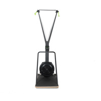 Vélo de spinning DEKA FIT pour la maison avec écran LED et système de résistance à l'air/au vent, pliable, usage commercial pour le CrossFit