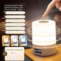 Lampe tactile LED Boyid, lampe de chevet moderne pour bébé, lampe d'ambiance pour dortoir, veilleuse ABS, fonctionne sur piles, rechargeable