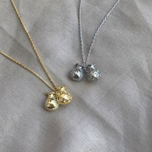 Dylam Nuevo Diseño Colgante de Bolsa de Dinero de la Suerte con Moneda, Plata 925, Cadena de Clavícula de Lujo Ligero y Elegante, Tendencia de Alta Gama - Product Image 5