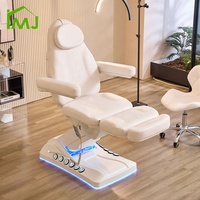 Table de traitement de massage cosmétique Cils Spa facial Salon de beauté Lit de beauté électrique