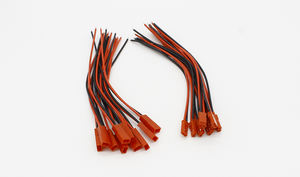 JST 2/10 คู่ 2 ขาเชื่อมต่อชายหญิงปลั๊กสายเคเบิลสาย 100mm 150mmสำหรับ 22 AWG RCของเล่นแบตเตอรี่LEDโคมไฟ - Product Image 6