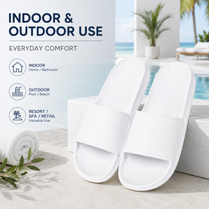 Sandales d'été tendance en PVC personnalisées, imperméables, pour <span class=keywords><strong>piscine</strong></span> et plage, minimalistes, à semelle épaisse antidérapante - Product Image 6