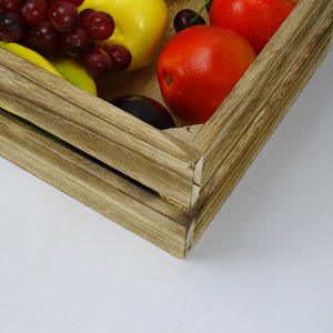 Caja de almacenamiento de madera en miniatura Caja de madera natural para oficina Dormitorio Armario Decoración y organizador del hogar - Product Image 3