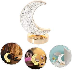 Lámpara de Mesa LED de Cristal con Forma de Estrella, Luz Nocturna, Control Remoto, Regulable, Ecológica, Regalo Romántico para Dormitorio, Mesita de Noche - Product Image 3