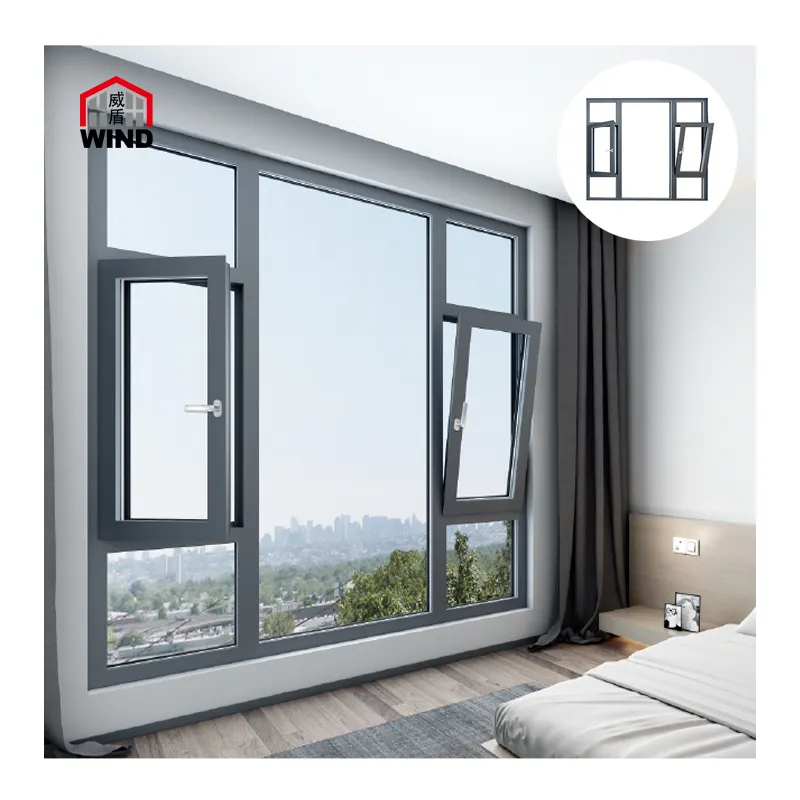 Grille Design Powder Coating Outswing Pictures Aluminum Alloy Window Aluminum And Wood Windows Aluminum Frame Casement Window