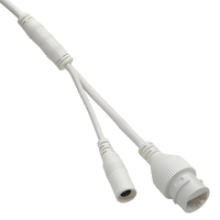 Arnés de Cableado de Alimentación CC RJ45 de 6 Pines, 600 mm de Longitud, con Conductor de Cobre Estañado, Revestimiento de Aluminio Aislado con PVC, Resistente al Agua IP67 de Primera Calidad