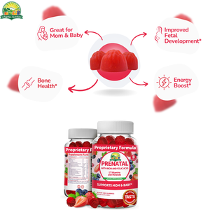 Suplementos Más Vendidos en Amazon, Gomitas <span class=keywords><strong>de</strong></span> Ácido Fólico, Apoyo Esencial para Mamá <span class=keywords><strong>y</strong></span> Bebé, Vitaminas Prenatales <span class=keywords><strong>de</strong></span> Alta Potencia - Product Image 1