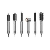 Estilizador de Cabello Iónico 7 en 1 de Alta Velocidad con 3 Velocidades, Motor sin Escobillas de 110,000 RPM, Secador Silencioso, Rizador Automático Profesional