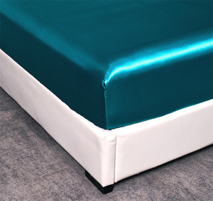 Ensembles de literie en soie et Satin, draps de lit unis en Polyester, 4 pièces - Product Image 5