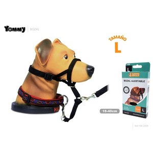 Muselière pour chien Yommy, taille réglable L 18-40cm, pour grands chiens - Product Image 1