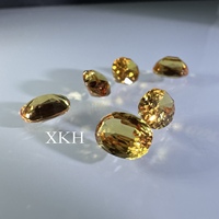 Collier de pierres précieuses en cristal de saphir artificiel rouge vert bleu jaune
