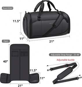 Bolsa de Viaje Convertible para Ropa, Bolsa de Lona para Ropa, para Hombre y Mujer, Maleta Colgante para Trajes, Bolsa de Viaje de Negocios - Product Image 4