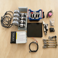 Télécommande de grue hydraulique 24V, télécommande à solénoïde, joystick sans fil industriel pour grue avec 4 leviers