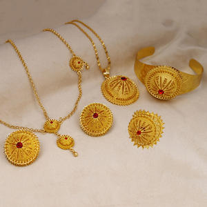 זהב טהור זהב טהור 21 קראט תכשיטים זהב טהור סט סין 14 קראט סט תכשיטים זהב 14 קראט סטים - Product Image 4