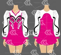 Tenue de danse Morris scintillante pour filles, robe de danse Morris personnalisée pour enfants, uniforme de majorette