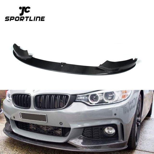 P Style F32 M Sport Front Bumper Lip Splitter for BMW 4 Series F32 F33 F36 M Sport M Tech 2014-2018
