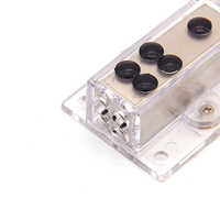 Bloc de connexion de la distribution de l'ampli audio stéréo de la voiture Jauge 0/2/4 AWG en 4/8/10 Gauge Out Power Car Distribution Block,