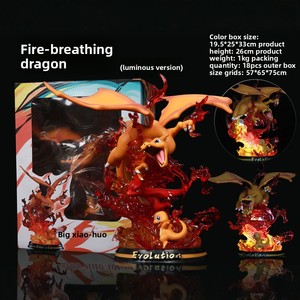 Figuras Decorativas <span class=keywords><strong>de</strong></span> PVC con Efecto Luminoso <span class=keywords><strong>de</strong></span> la <span class=keywords><strong>Serie</strong></span> Pokémon GK, Mewtwo y Charizard - Product Image 2