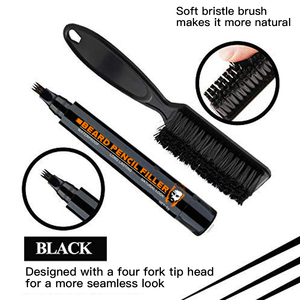 Crayon à barbe en argile à la vitamine C à base de plantes longue durée, imperméable, tenue forte, soin et coiffage, patchs pour le cuir chevelier, secondes, barbier - Product Image 4